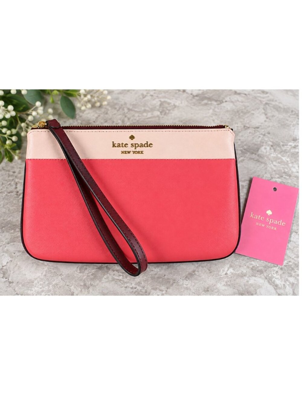 Kate Spade Chelsea Colorblock Wristlet Pink Multi K6005 NWT